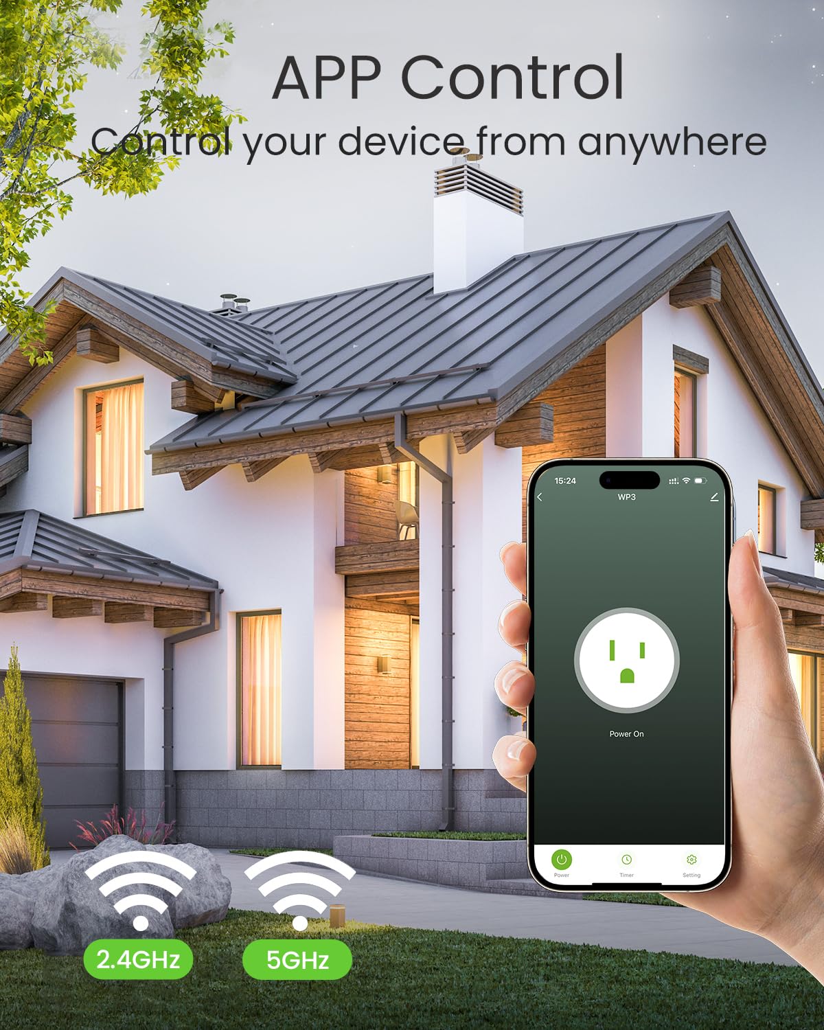 Make Your Home Smarter with the GHome Smart 5G 15A WiFi Smart Plug (4 Pack)